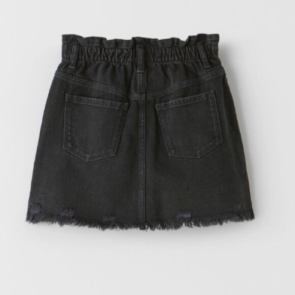 Black denim skirt - Picture 5 of 8